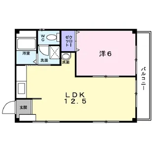 ノースコア北府【1階】の間取り
