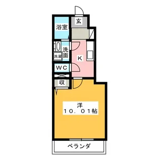 ビバJ・N・S【1階】の間取り