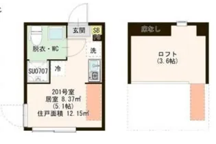 MoonStar TOKIWADAI【2階】の間取り