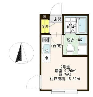Melaverde(メラヴェルデ)【1階】の間取り