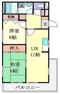 サニーヒルズ【1階】の間取り