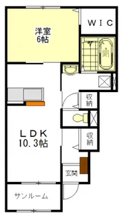 第三東雲 A棟・B棟【1階】の間取り