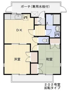 メープルコート【2階】の間取り