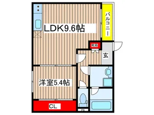 Zecca栄生【2階】の間取り