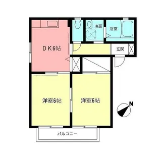 ハイネスI【1階】の間取り