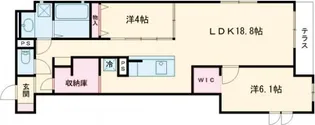 Gran Vievle北花田【2階】の間取り