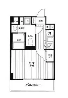 ライジングプレイス八王子みなみ野【4階】の間取り