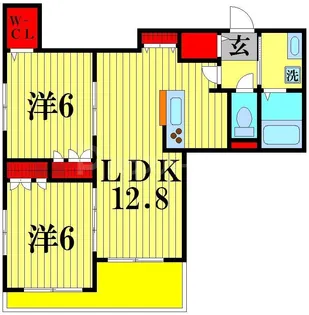 千葉県市川市二俣2【マンション】の間取り
