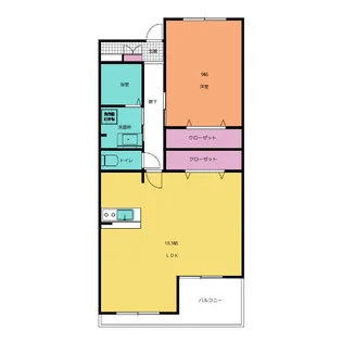 パインアネックス【4階】の間取り