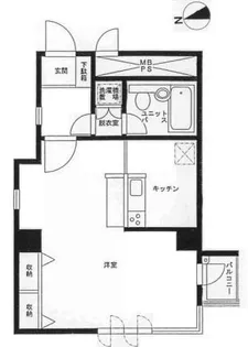 インペリアル六本木フォラム【5階】の間取り