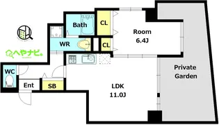 愛知県名古屋市中区金山2【マンション】の間取り