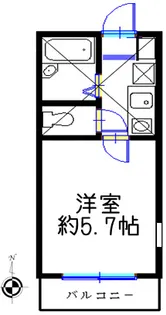 リーヴェルポート横浜上星川【1階】の間取り