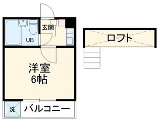 ジュネパレス新松戸第37【2階】の間取り