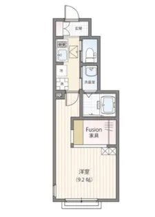 ミハス武蔵小山【1階】の間取り