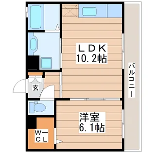 ツリータウン【2階】の間取り