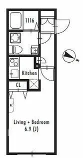 GRAN PASEO代々木【2階】の間取り