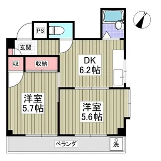 アメニティー木部【2階】の間取り