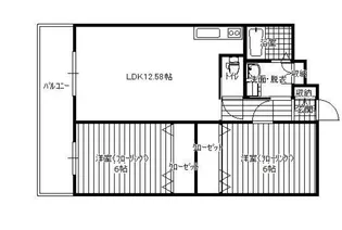 第27川崎ビル【9階】の間取り