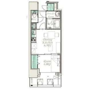 スプランディッド新横浜【11階】の間取り