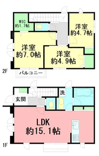 神奈川県茅ヶ崎市ひばりが丘【一戸建】の間取り