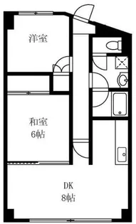 東京都大田区大森西3【マンション】の間取り
