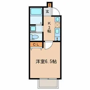 千葉県松戸市岩瀬【アパート】の間取り