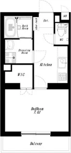 フラット麻布III【3階】の間取り