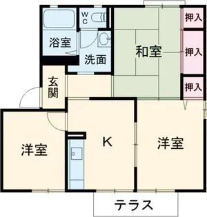 ピュア・コート【1階】の間取り