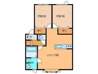 ユトリロ5【2階】の間取り
