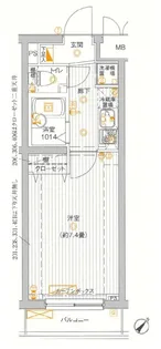 ライズ赤塚【3階】の間取り