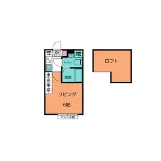 マ・ピエス生田8【2階】の間取り