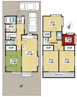 東京都日野市西平山1【一戸建】の間取り