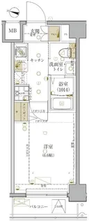 GROWS NISHI YOKOHAMAII【3階】の間取り