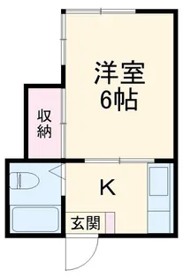 コーポ三山【1階】の間取り