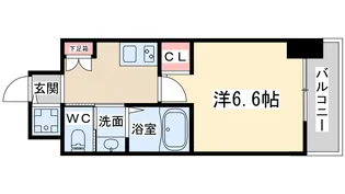 フレアコート梅田【2階】の間取り