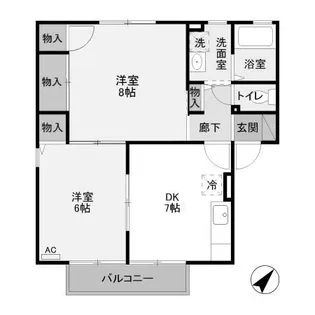 オリゾンA【1階】の間取り