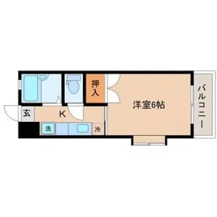 Ritmo貝ヶ森【1階】の間取り