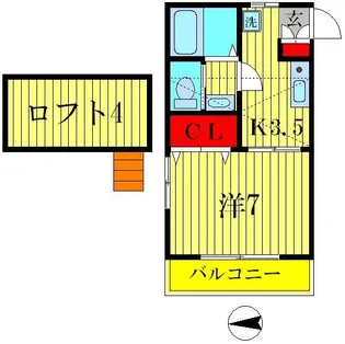 メゾン・ド・アミー【2階】の間取り