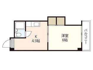 亀谷ビル【3階】の間取り