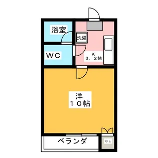 メゾン・テ・シャン【2階】の間取り