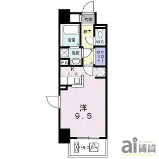 フィオーレ カンパネラ【4階】の間取り