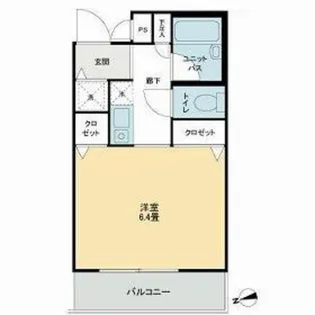 ハイツ南常盤台【2階】の間取り