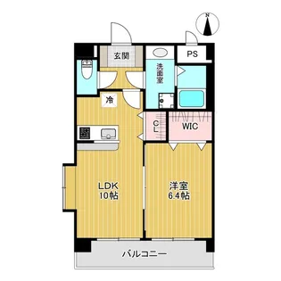 ユニティー・ジュルナール【3階】の間取り