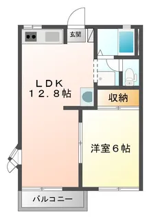 フレグランススズカ【1階】の間取り