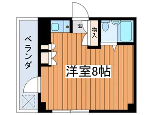 オ-ク三鷹【3階】の間取り