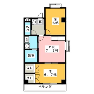 フィレンツェII【4階】の間取り