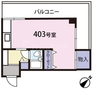 アパルトマンII【4階】の間取り