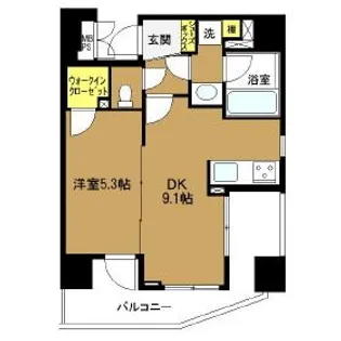 スタンビューレ中野坂上【3階】の間取り