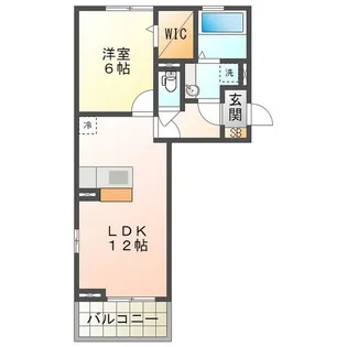 カーサフェリス B棟【2階】の間取り