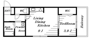 リコルド【1階】の間取り